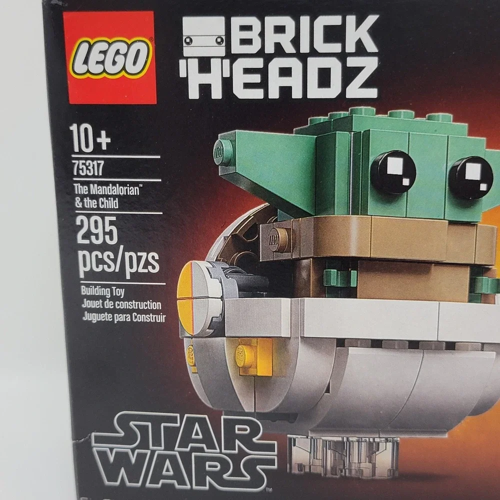 New! Lego BrickHeadz Star Wars The Mandalorian Child 75317 Grogu 295 Pcs READ!!!